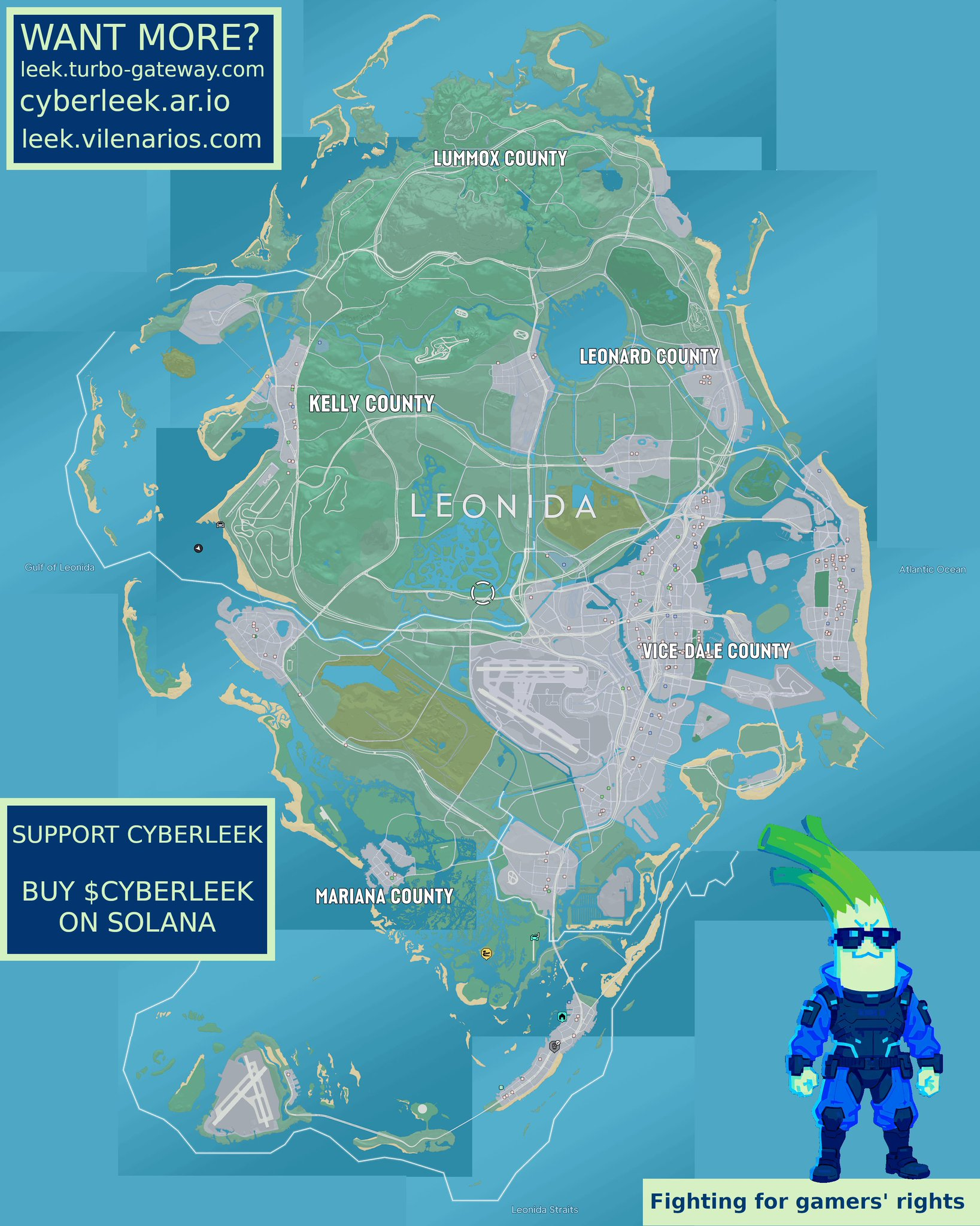 Secondary Leonida map